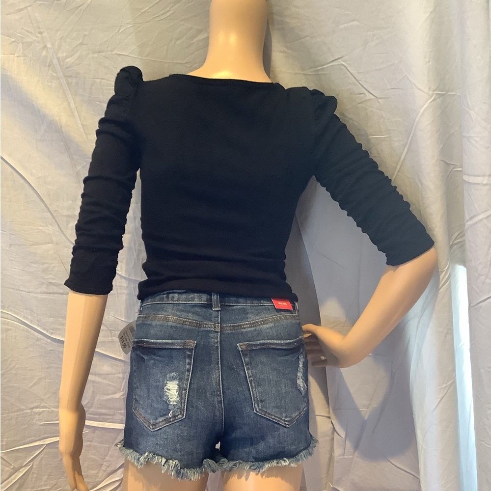 NWOT -I.N.C. 3/4 Sleeve Sweater Top - Picture 2 of 6